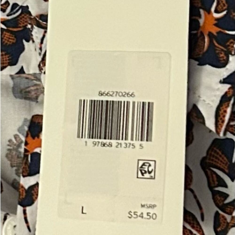 Levi's Men's Floral Print Shirt Short Sleeve Size Large NWT - Picture 6 of 6